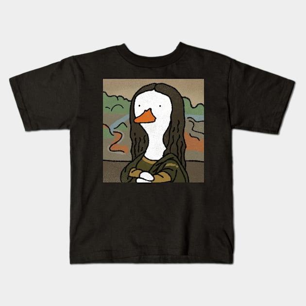 Goose meme Kids T-Shirt by MasutaroOracle